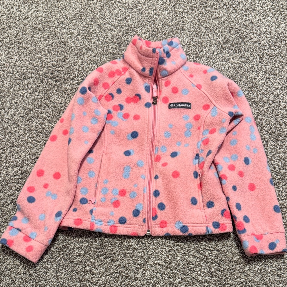 Columbia Blue and Yellow Patterned Jacket - Picture 4 of 5